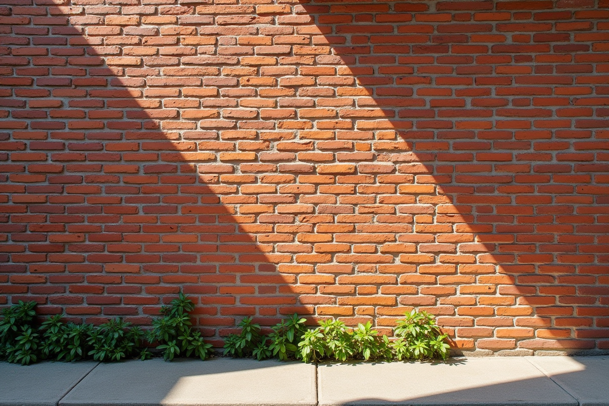 Mur en brique d un bâtiment historique sous le soleil
